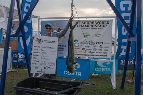 Image of a Dolphin caught by James D Dreibelbis on team Presidential Flamingo Fishing Rodeo at the 2019 Offshore World Championship