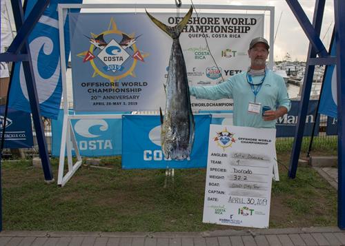 Image of a Dolphin caught by John Domanic on team 2008 OWC Champions at the 2019 Offshore World Championship