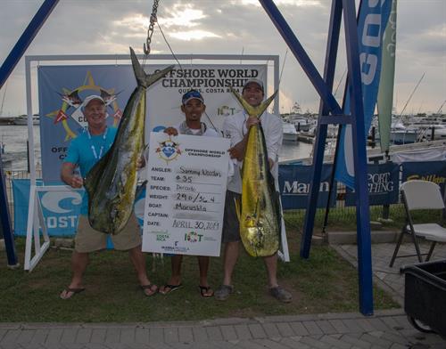 Image of a Dolphin caught by Sam Worden on team 2011 OWC Champions at the 2019 Offshore World Championship
